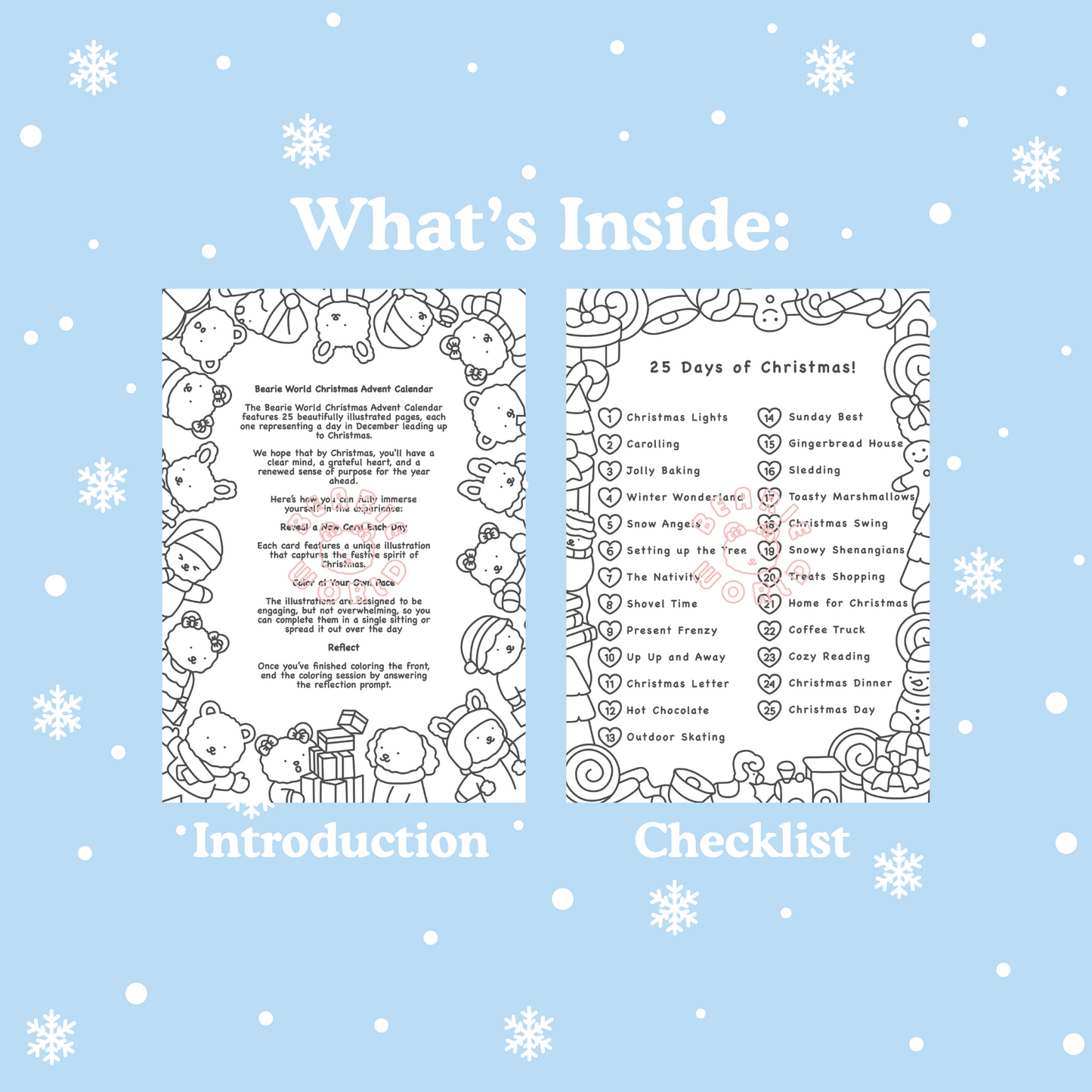 Printables - Christmas Advent Calendar